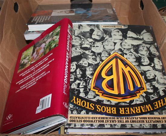 3 boxes various books